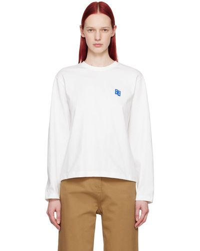 Adererror Significant Patch Long Sleeve T-Shirt - White