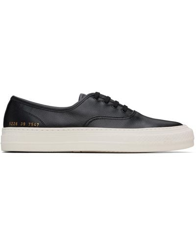 Common Projects Four Hole Trainers - Black