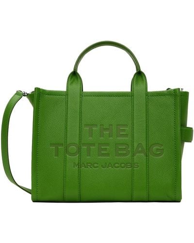 Marc Jacobs 'the Leather Medium' Tote - Green