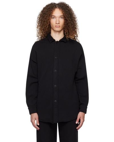 Les Tien Oversized Shirt - Black