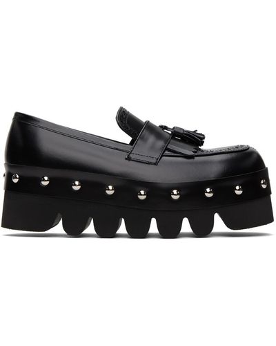 Tao Comme Des Garçons Glossy Steer Loafers - Black