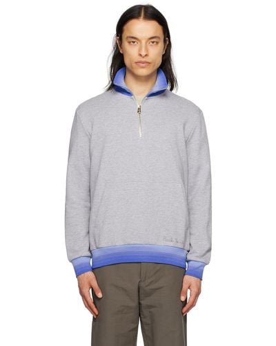 Paul Smith Grey Half-zip Sweatshirt