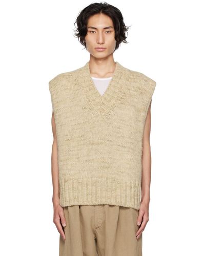 Maison Margiela Botanical-dye Vest - Natural