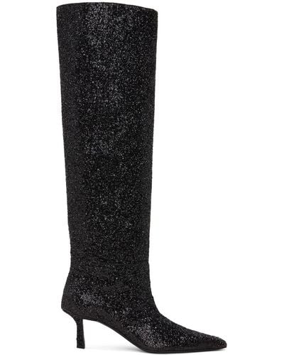 Alexander Wang Sylvie Stocking Boots - Black Boots, Shoes - ALX47061