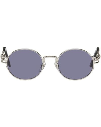 Jean Paul Gaultier Silver 56-6106 Sunglasses - Black