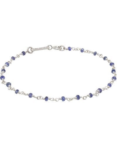 Pearls Before Swine Bracelet taeus argenté et bleu - Noir