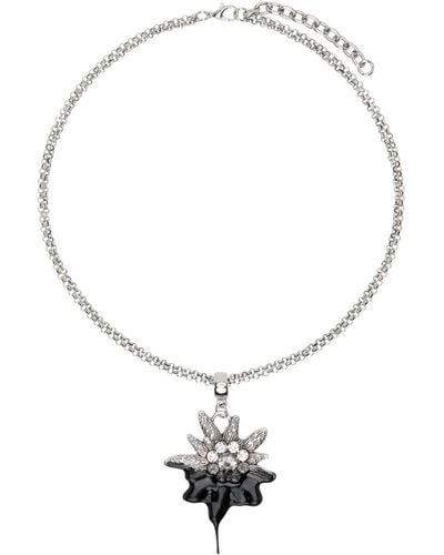 OTTOLINGER Dipped Edelweiss Necklace - White