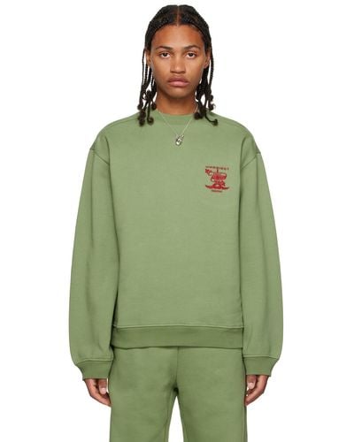 Y. Project Embroidered Sweatshirt - Green