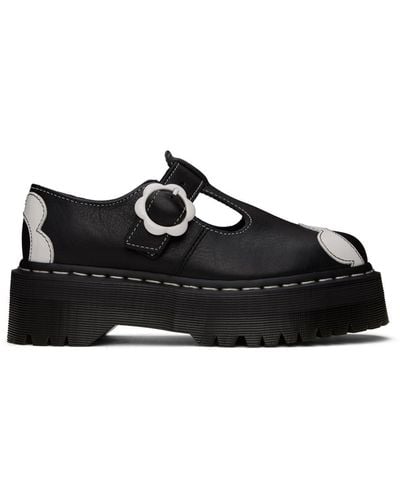 Dr. Martens Bethan Leather Platform Loafers - Black