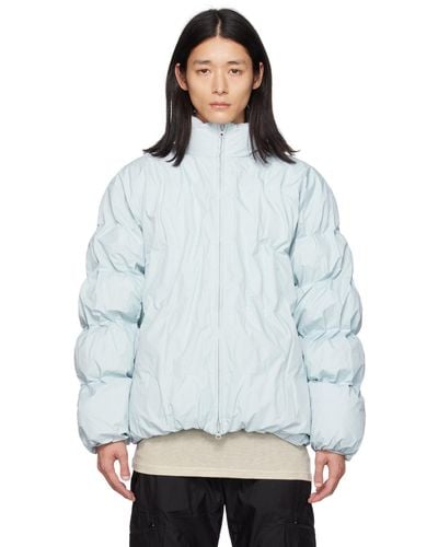 Post Archive Faction PAF Post Archive Faction (paf) Ssense Exclusive 4.0+ Right Down Jacket - Blue