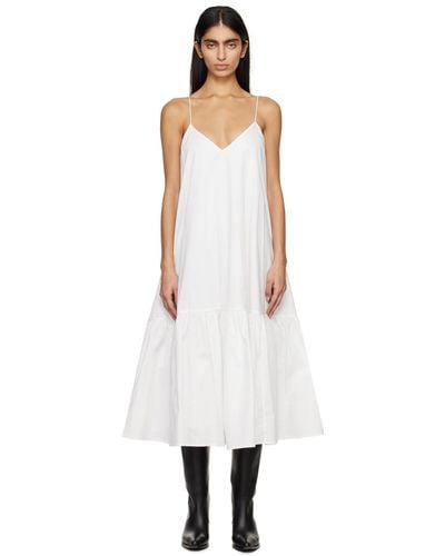 Anine Bing Avarie Midi Dress - White