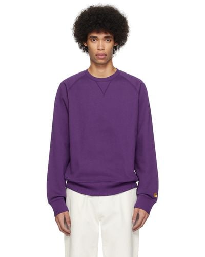 Carhartt Purple Chase Sweatshirt