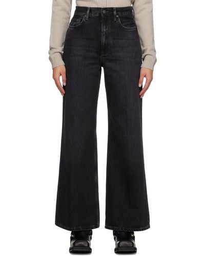 Acne Studios Black Relaxed-fit Jeans