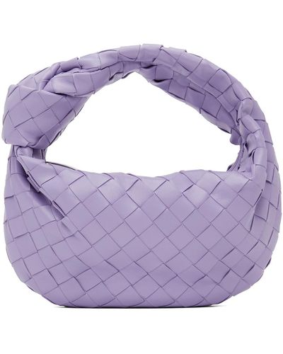 Bottega Veneta Mini sac à main jodie mauve - Violet