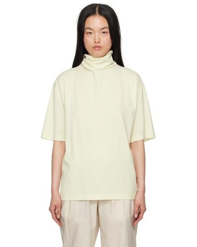 Lemaire Scarf T-Shirt - Natural