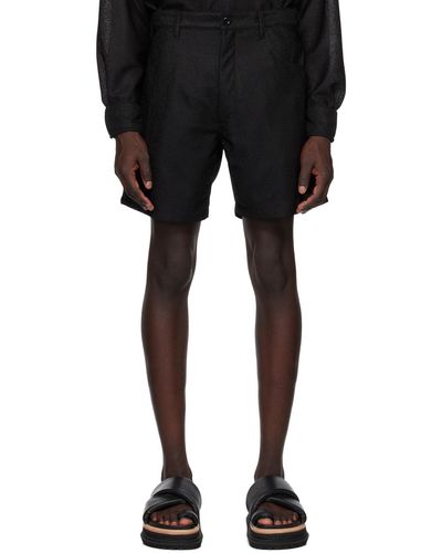 4SDESIGNS Carpenter Shorts - Black