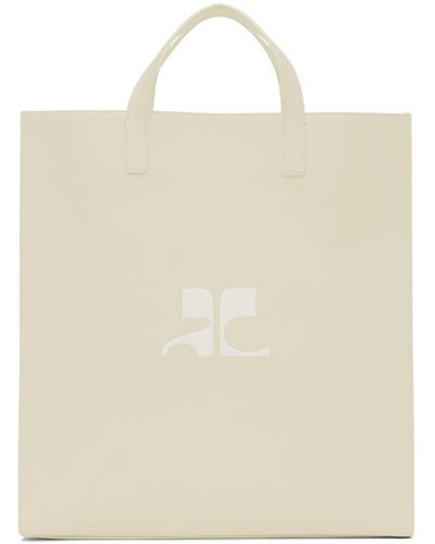 Courreges Off- Heritage Tote - Natural