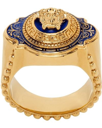 Versace Gold Medusa Ring - Metallic