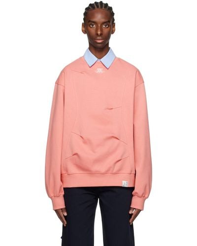 Adererror Embroidered Sweatshirt - Pink