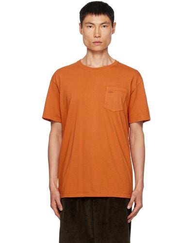 Noah ポケットtシャツ - オレンジ