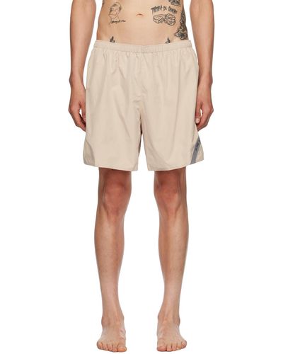 Acne Studios Reflective Swim Shorts - Natural