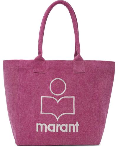 Isabel Marant Pink Small Yenky Tote - Purple