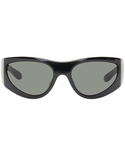 Gucci Wrapped Sunglasses - Black