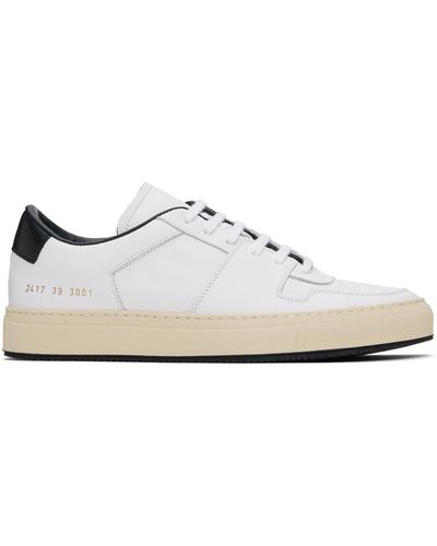 Common Projects Baskets decades blanches - Noir