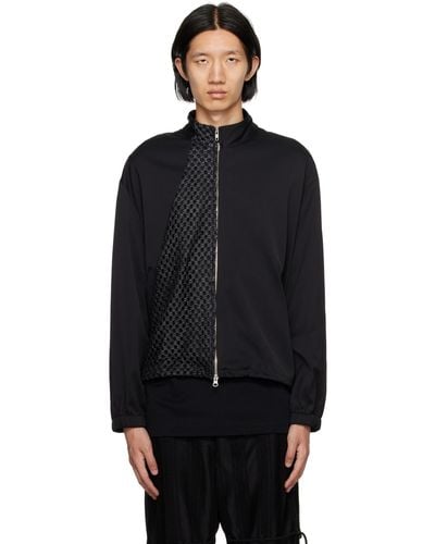 Song For The Mute Panelled Jacket - Black