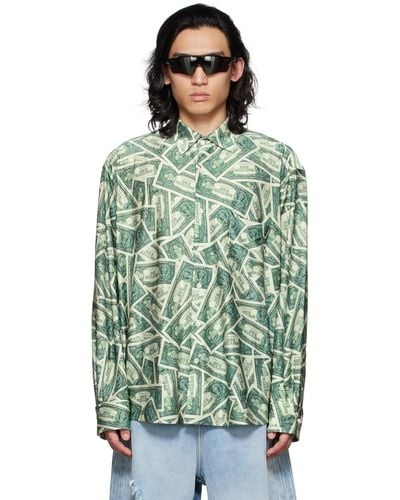 Vetements Million Dollar Shirt - Green