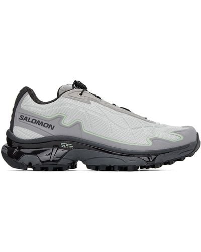 Salomon Gray Xt-slate Advanced Sneakers - Black