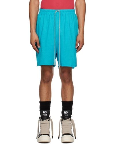 Rick Owens Ssense Exclusive Kembra Pfahler Edition Shorts - Blue