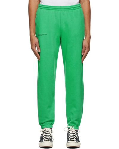 PANGAIA Pantalon de survêtement 365 vert en coton bio