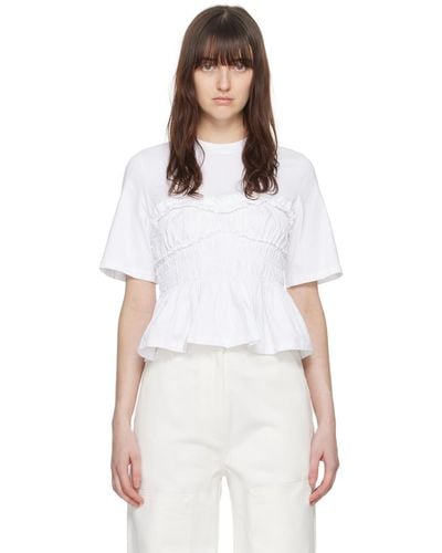 Cecilie Bahnsen T-shirt vilde blanc
