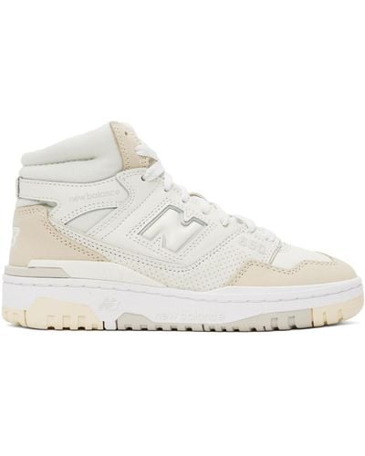 New Balance Off-white & Beige 650r Sneakers - Black