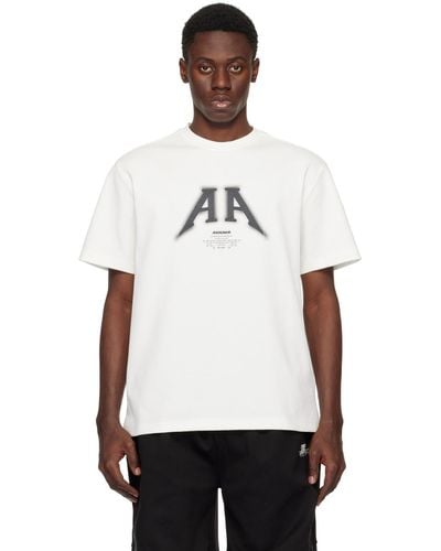 Adererror T-shirt blanc à logo nolc