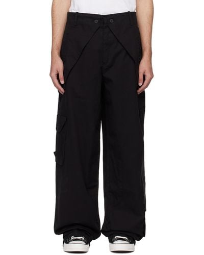A_COLD_WALL* * Panelled Cargo Trousers - Black