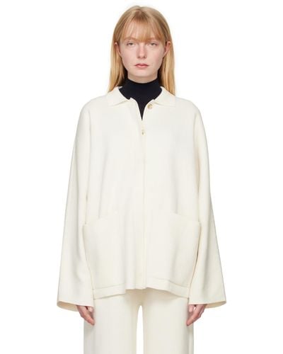 Lauren Manoogian Off- Buttoned Jacket - White