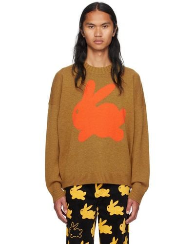 JW Anderson Tan Bunny Sweater - Orange