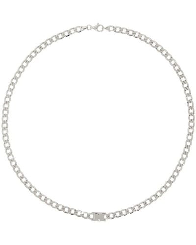 ALAN CROCETTI Unity Curb Chain Necklace - Metallic