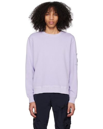 C.P. Company C.p. Company Purple Resist-dyed Sweatshirt