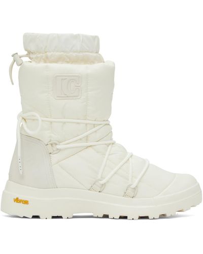 Low Classic Bottes rembourrées blanches