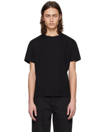 Second/Layer Three-Pack T-Shirts - Black