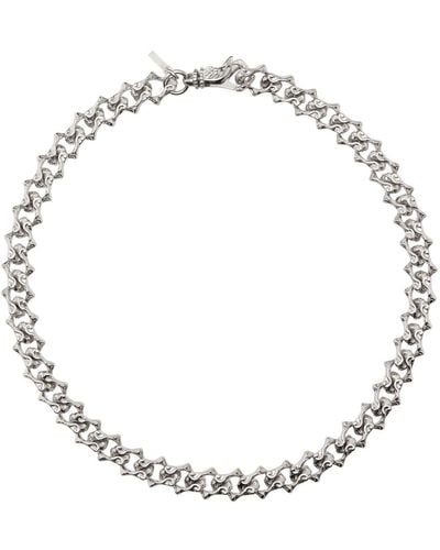 Emanuele Bicocchi Arabesque Chain Necklace - Metallic