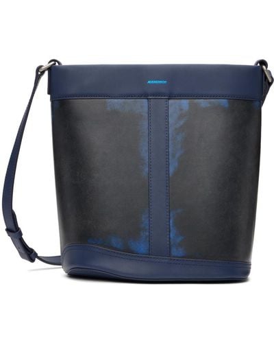 Adererror Navy & Black Faded Bag - Blue