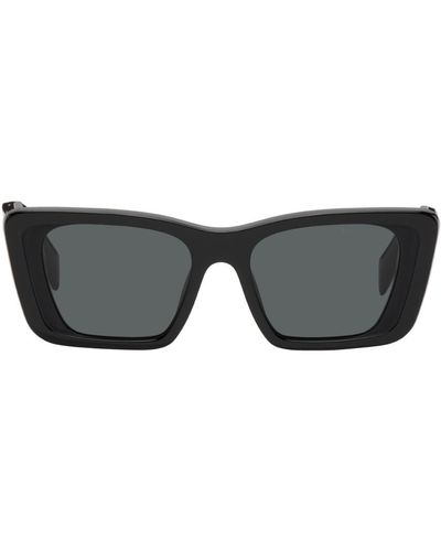 Prada Oversized Cat Eye Sunglasses - Black