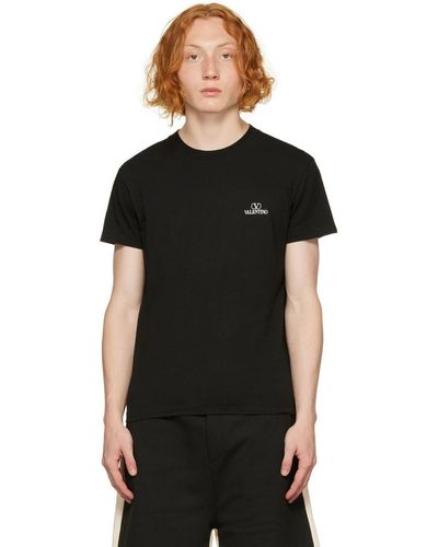 Valentino T-shirt noir à imprimé