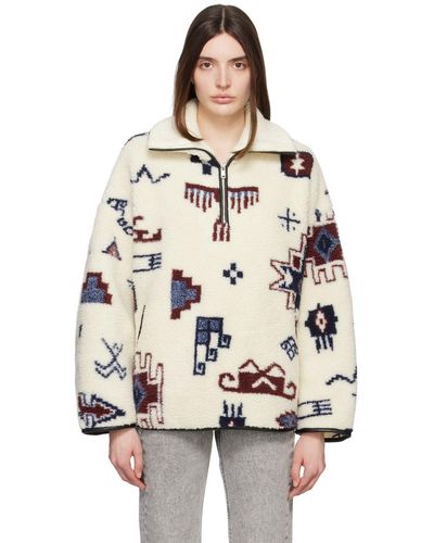 Crew necks Isabel Marant Etoile - Kepson colour block Paradise intarsia  sweater - PU072818A043E01BK