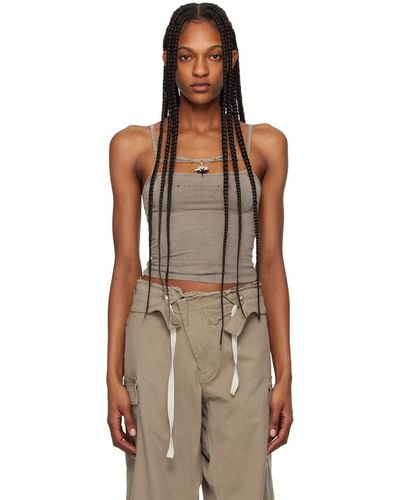 OTTOLINGER Taupe Charmed Tank Top - Multicolor