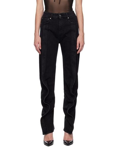 Y. Project Black Evergreen Banana Jeans